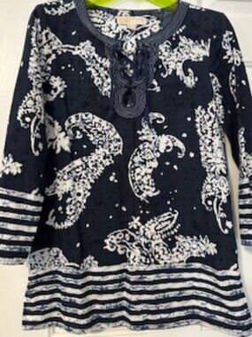 Michael Kors Batik Tunic Sz S